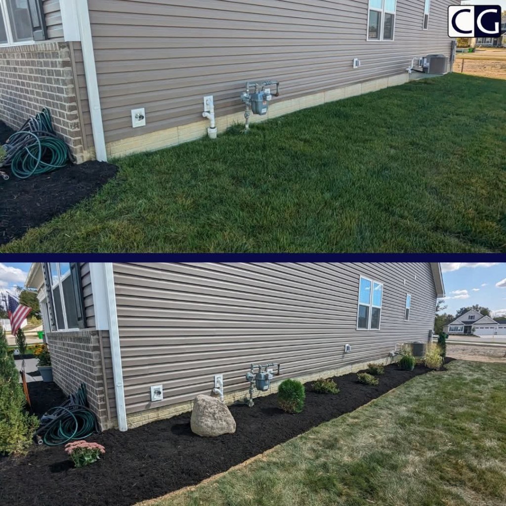 Mulch and Plant Installation in Medina