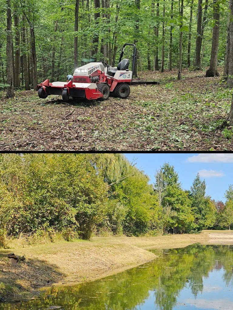 Ventrac Mowing, Lake bank mowing Northeast Ohio